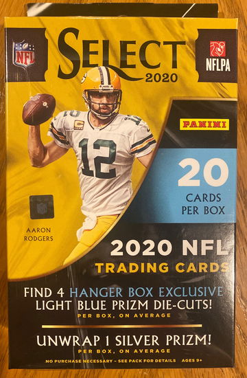 2020 Select Football Hanger Box (Target) w Silver Prizm