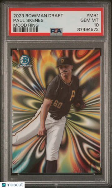 2023 Bowman Draft Mood Ring Paul Skenes #MR1 PSA 10 Pirates