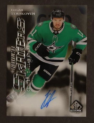 2022 Upper Deck SP Authentic Logan Stankoven Power Skaters Auto #PSA-LS