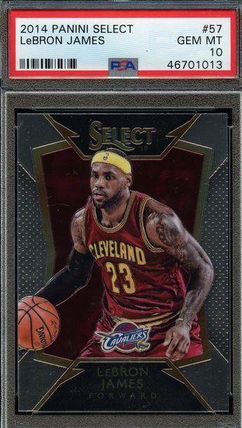 2014 Select #57 LeBron James PSA 10 Gem Mint