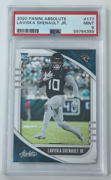 Laviska Shenault Jr. 2020 Panini Absolute Football Base Rookie Card PSA 9 MINT