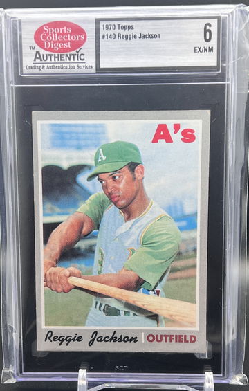 Reggie Jackson #140 Sports Collecters Digest SCD 6