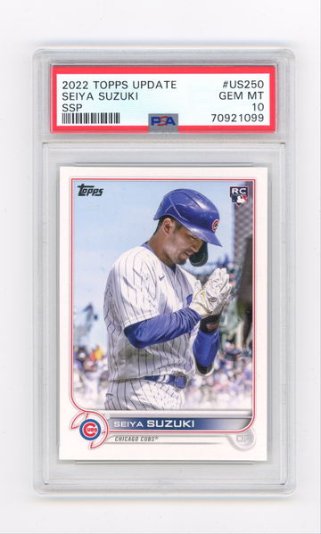 2022 Topps Update Seiya Suzuki SSP Rookie PSA 10