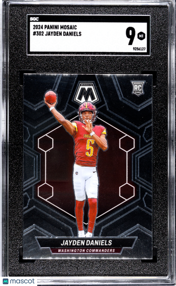2024 Panini Mosaic Jayden Daniels #302 SGC 9