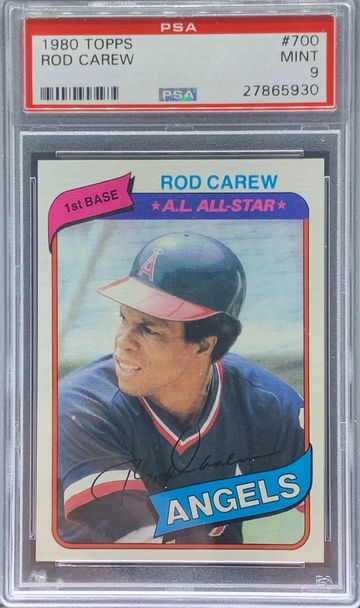 1980 Topps Rod Carew PSA 9
