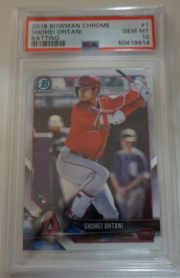 2018 Bowman Chrome Shohei Ohtani RC (PSA 10)