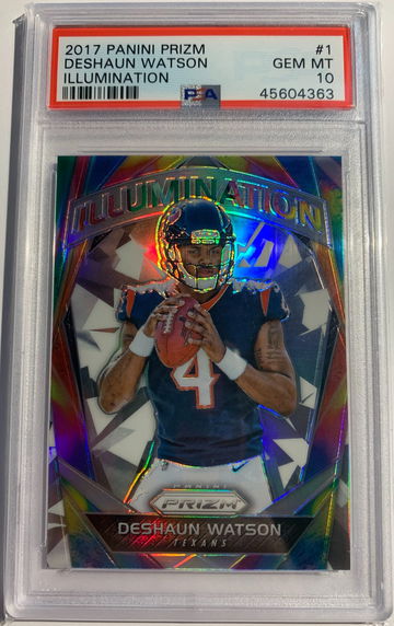 2017 Panini Prizm Deshaun Watson Illumination PSA 10