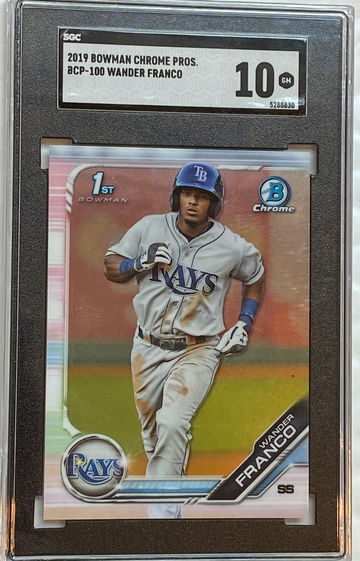 2019 Bowman Chrome Wander Franco SGC 10