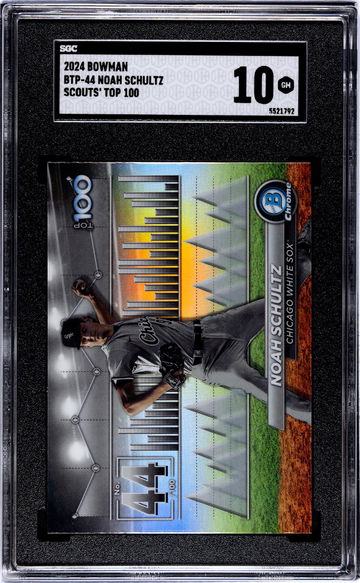 2024 Bowman Scouts' Top 100 Noah Schultz #BTP-44 /100 SGC 10