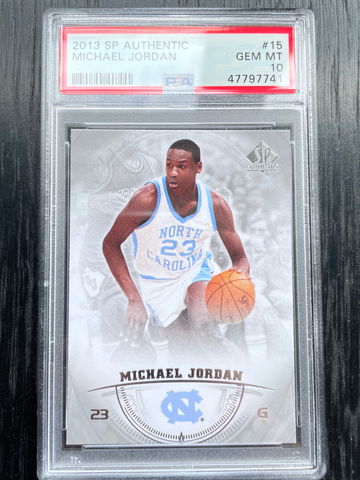 2013 SP Authentic Michael Jordan PSA 10 #15