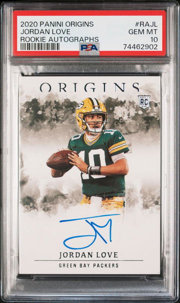 2020 PANINI ORIGINS AUTO Jordan Love PSA 10