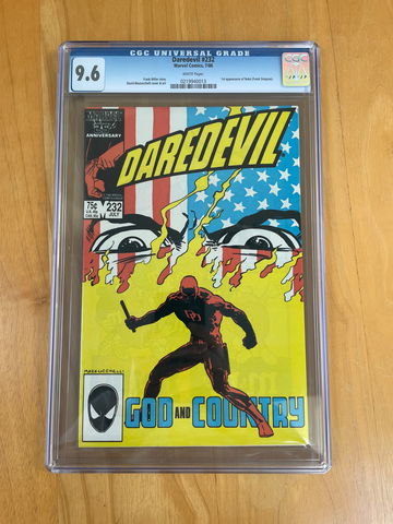 Daredevil #232 CGC 9.6  1st Nuke Appearance 