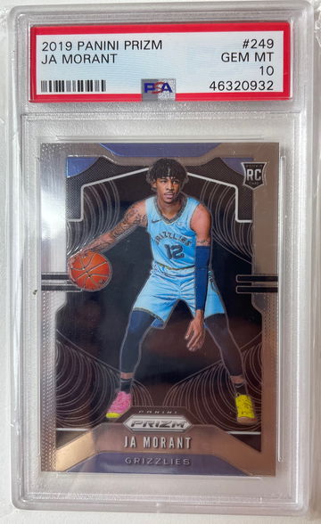 2019 Ja Morant Panini Prizm PSA 10 #249
