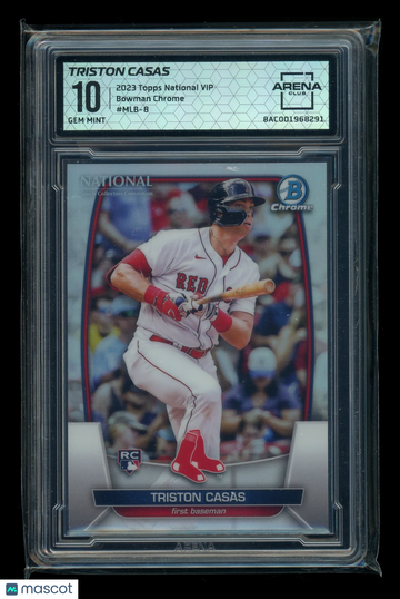 2023 Topps Bowman Chrome National VIP Triston Casas #MLB-8 RC Arena Club 10