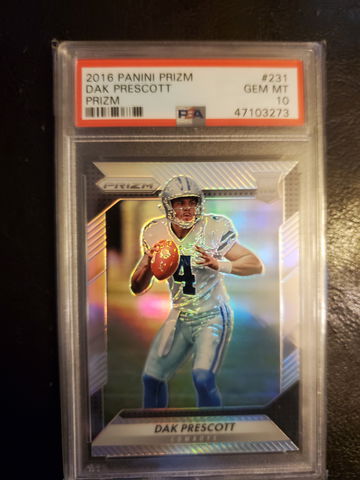 Dak Prescott  #231 Prizm PSA 10