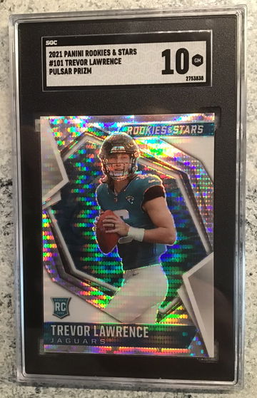 2021 Panini Rookies & Stars #101 Trevor Lawrence Pulsar Prizm Gem Mint