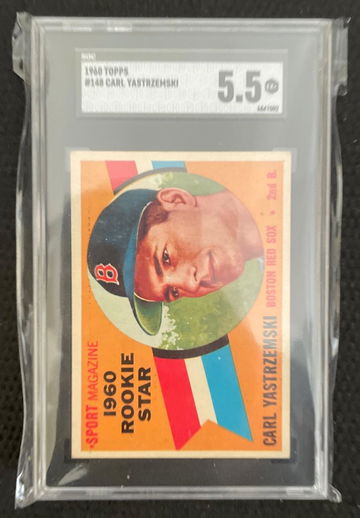 1960 Topps Carl Yastrzemski SGC 5.5