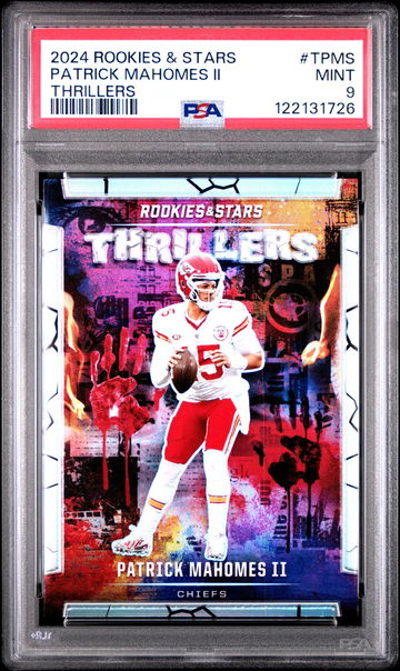 2024 Panini Rookies & Stars Thrillers Patrick Mahomes II #TPMS PSA 9