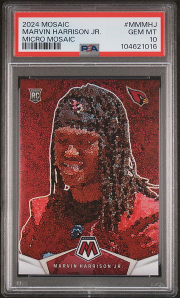 2024 Mosaic Micro Mosaic Marvin Harrison Jr. #5 PSA 10