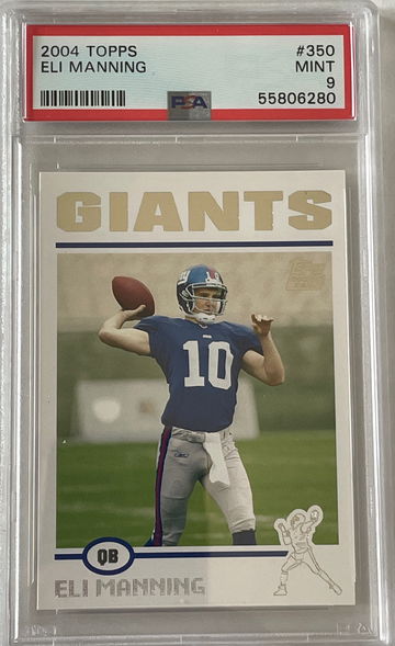 2004 Topps Eli Manning Rookie Card PSA 9 