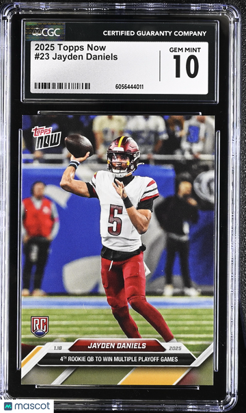 2025 Topps Now Jayden Daniels #23 CGC 10