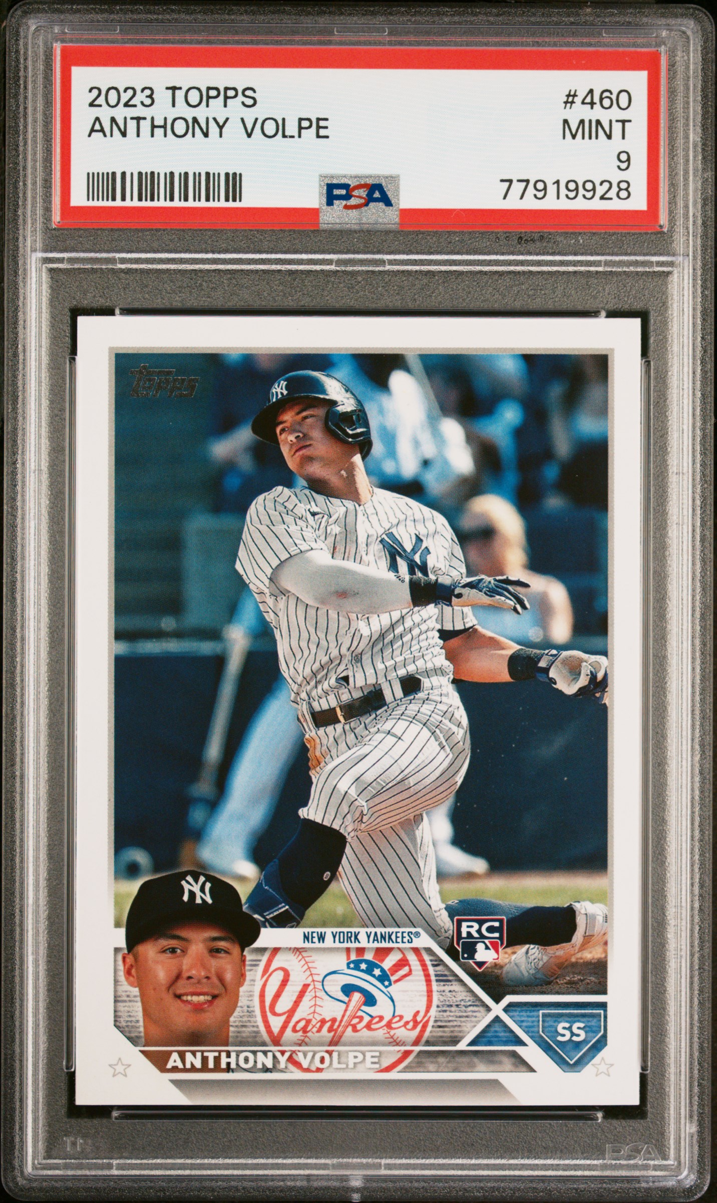 2023 Anthony Volpe Topps Series #460 PSA 9