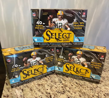 (3) 2020 Select Football Mega Box