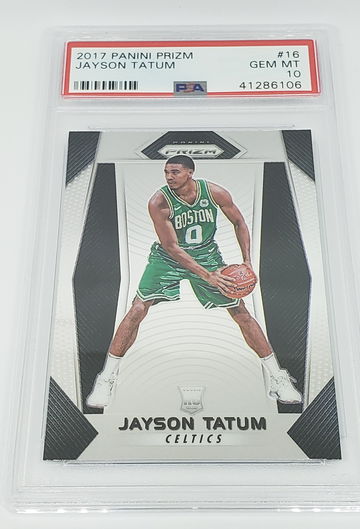 2017-18 Prizm Jayson Tatum PSA 10 RC