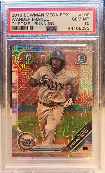 Wander Franco Bowman Chrome Mega Box PSA 10