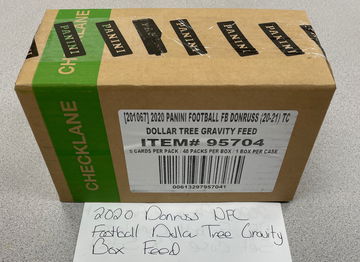 2020 Donruss NFL Football Dollar Tree Gravity Box Feed