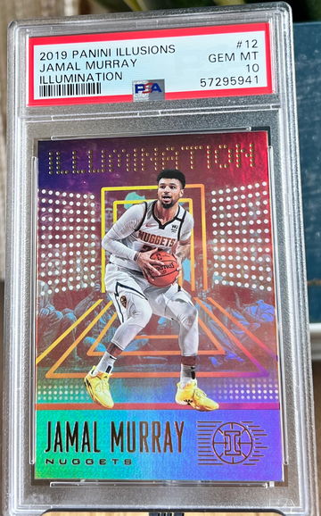  2019 Panini Illusions Illumination Insert #12 Jamal Murray PSA 10 Gem Mint 🔥📈