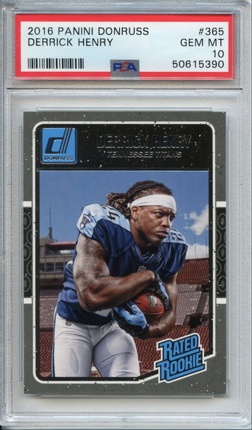 Derrick Henry 2016 Donruss Rookie PSA 10 (390)