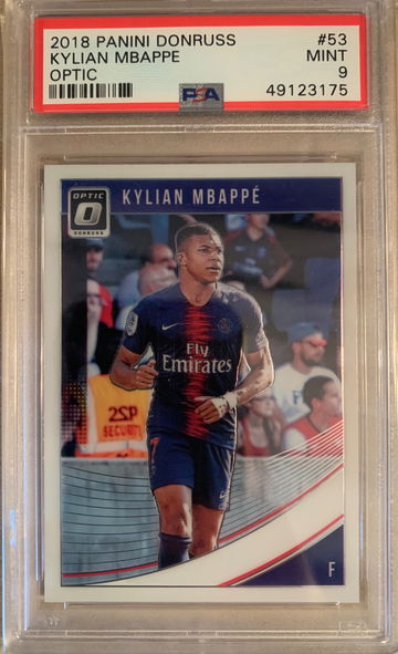 2018 Donruss Optic Kylian Mbappe PSA 9