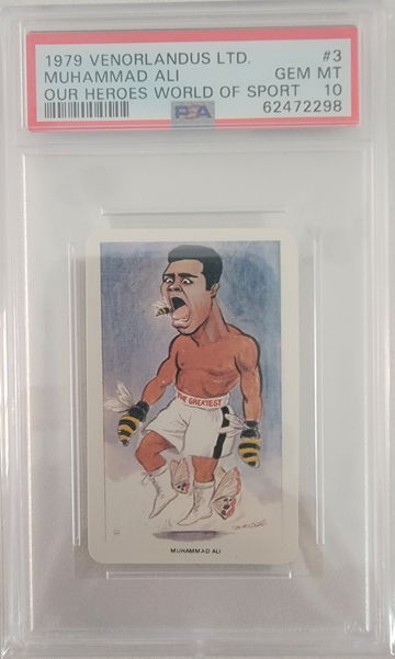 1979 Venorlandus Muhammad Ali PSA 10