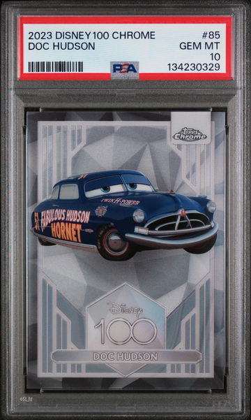 2023 Topps Chrome Disney100 Doc Hudson #85 PSA 10
