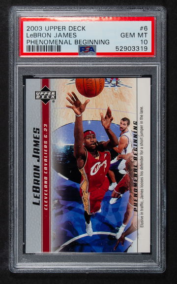 2003 LeBron James Upper Deck  Phenomenal Beginnings  #6  PSA 10