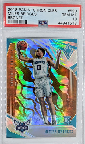 2018-19 Chronicles Miles Bridges Phoenix Bronze #2/5 PSA 10