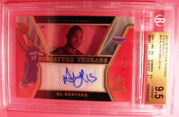 2007-08 SP ROOKIE THREADS GOLD ROOKIES #50 AL HORFORD AUTO 25/50 BGS 9.5 GEM MINT