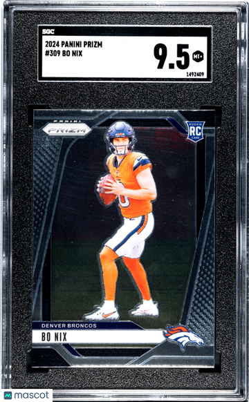 2024 Panini Prizm Bo Nix #309 SGC 9.5