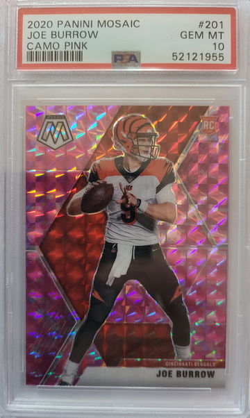 2020 Panini Mosaic Camo Pink #201 PSA10