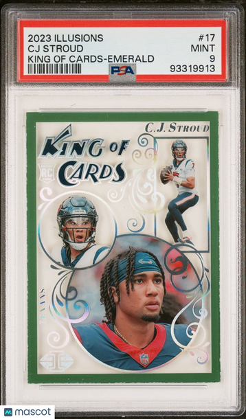 2023 Illusions C.J. Stroud #17 Trophy Collection Dots PSA 9