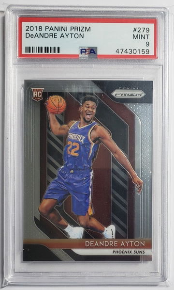 2018 Panini Prizm DeAndre Ayton Rookie PSA 9
