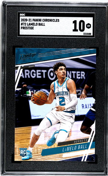 2020-21 Panini Chronicles Prestige #72 Lamelo Ball  SGC10