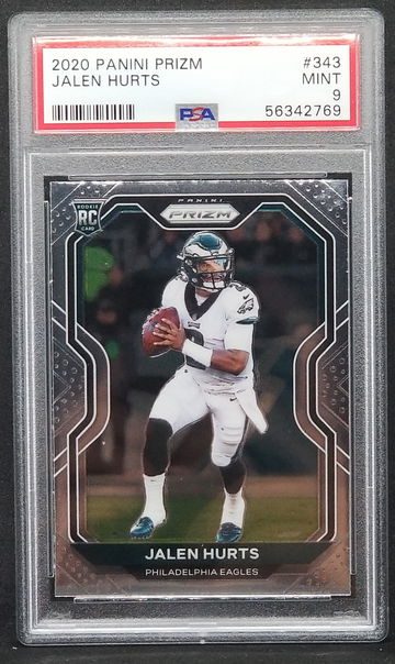 Jalen Hurts 2020 Prizm RC PSA 9 #343 Rookie