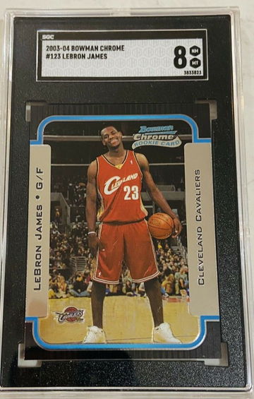 2003 Bowman Chrome LEBRON James ROOKIE RC #123