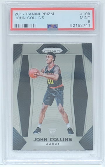 2017 Prizm John Collins RC #109 PSA 9 MINT