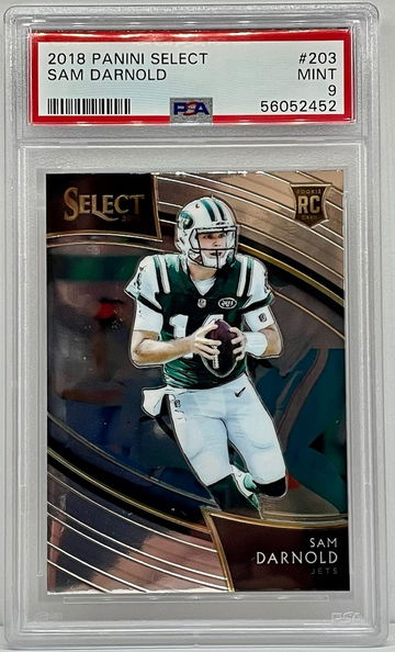2018 Select Sam Darnold Field Level PSA 9