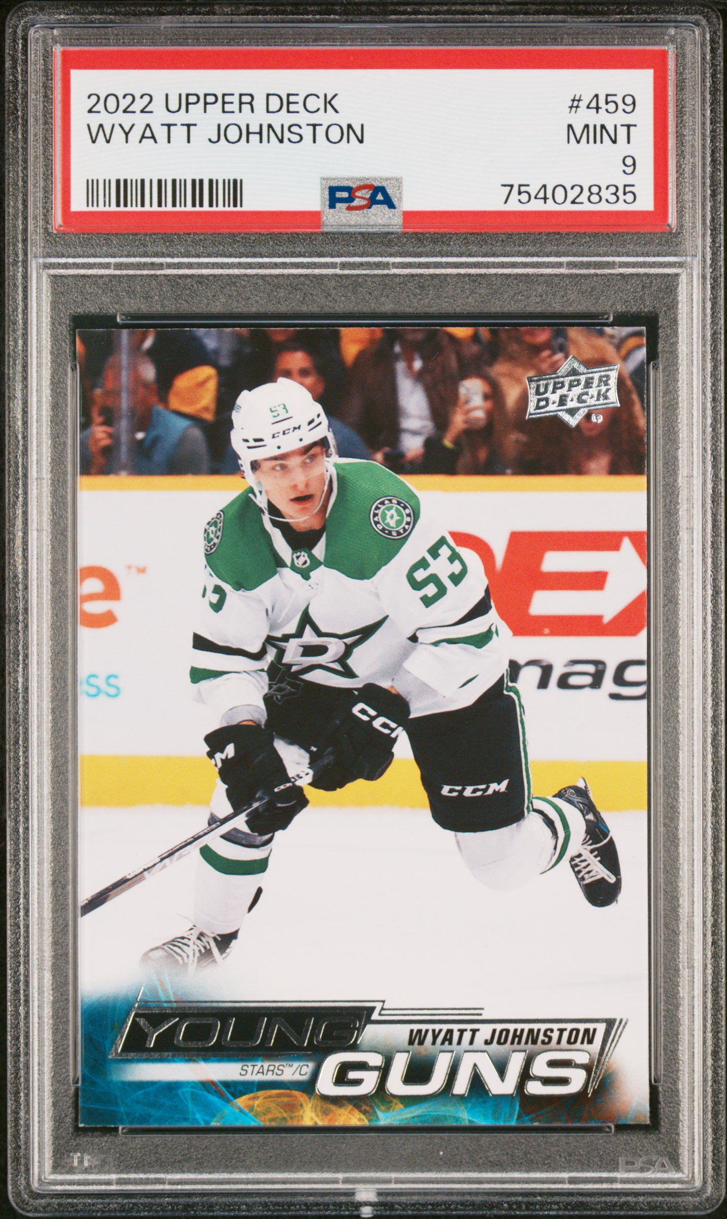 2022 Upper Deck Wyatt Johnston #459 PSA 9