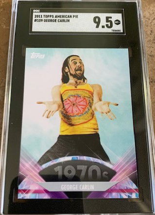 2011 Topps American Pie Comedian - George Carlin - SGC 9.5 Mint MT+ 