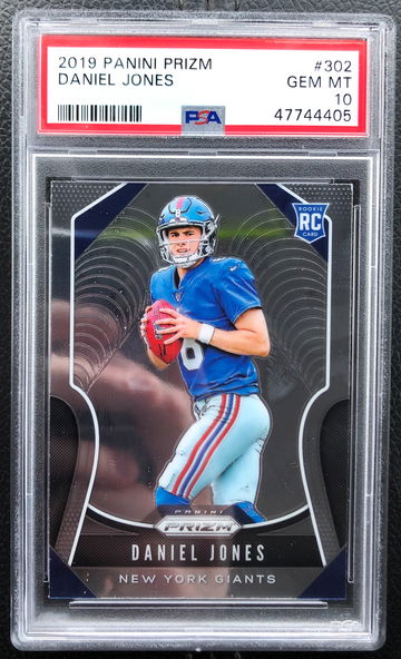2019 Panini Prizm Daniel Jones RC #302 PSA 10